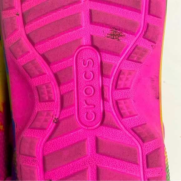 Crocs Sandals Unisex Tye and Die multicolor US M 10 W12 - Picture 12 of 12